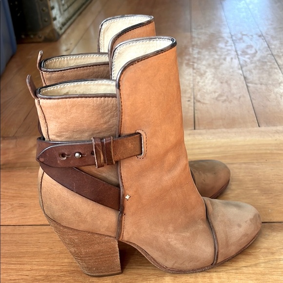 Rag & Bone Kinsey Tan Suede Boots Size 37 US 7 - Picture 1 of 6
